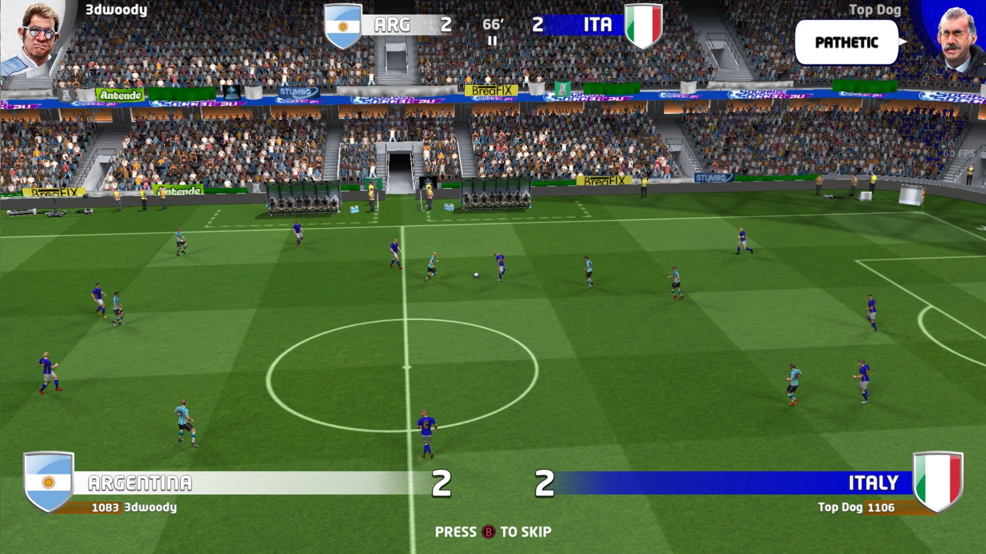 Sociable Soccer 24 PC Steam CD Key