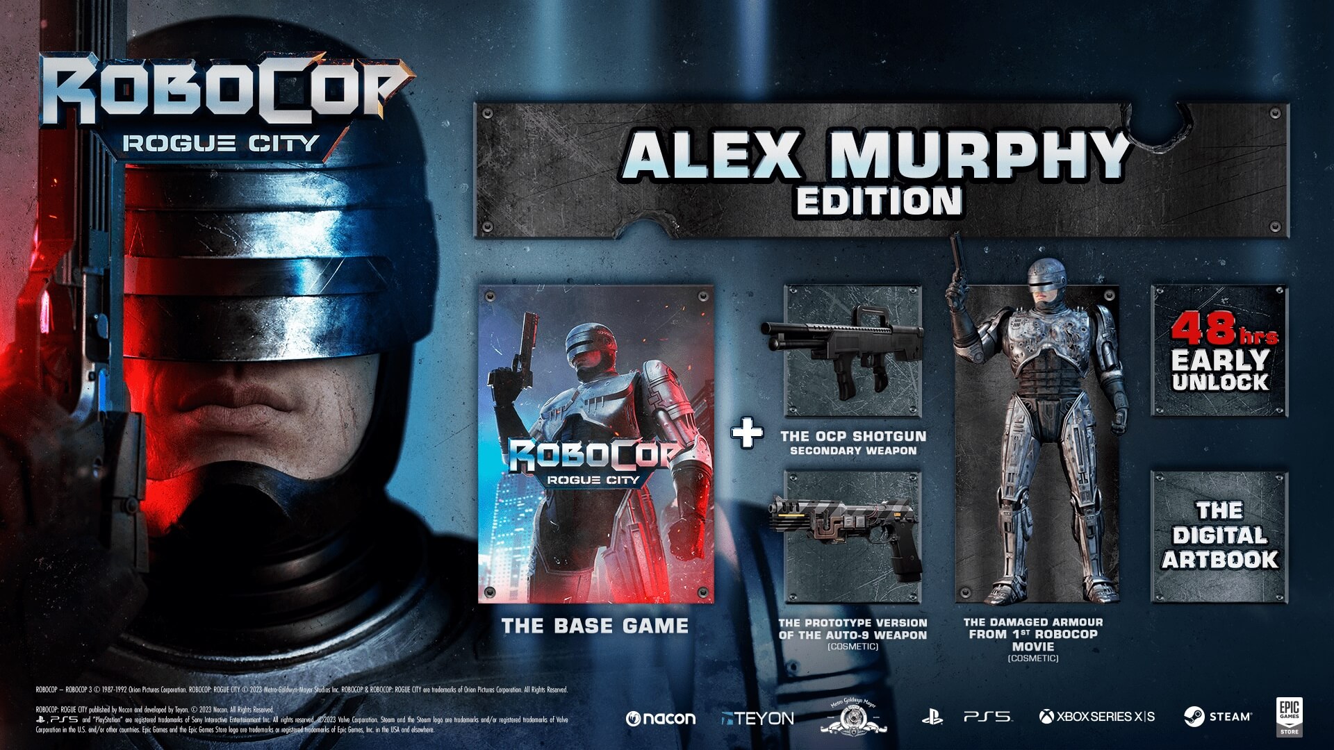 Robocop: Rogue City Alex Murphy Edition EU PC Steam CD Key