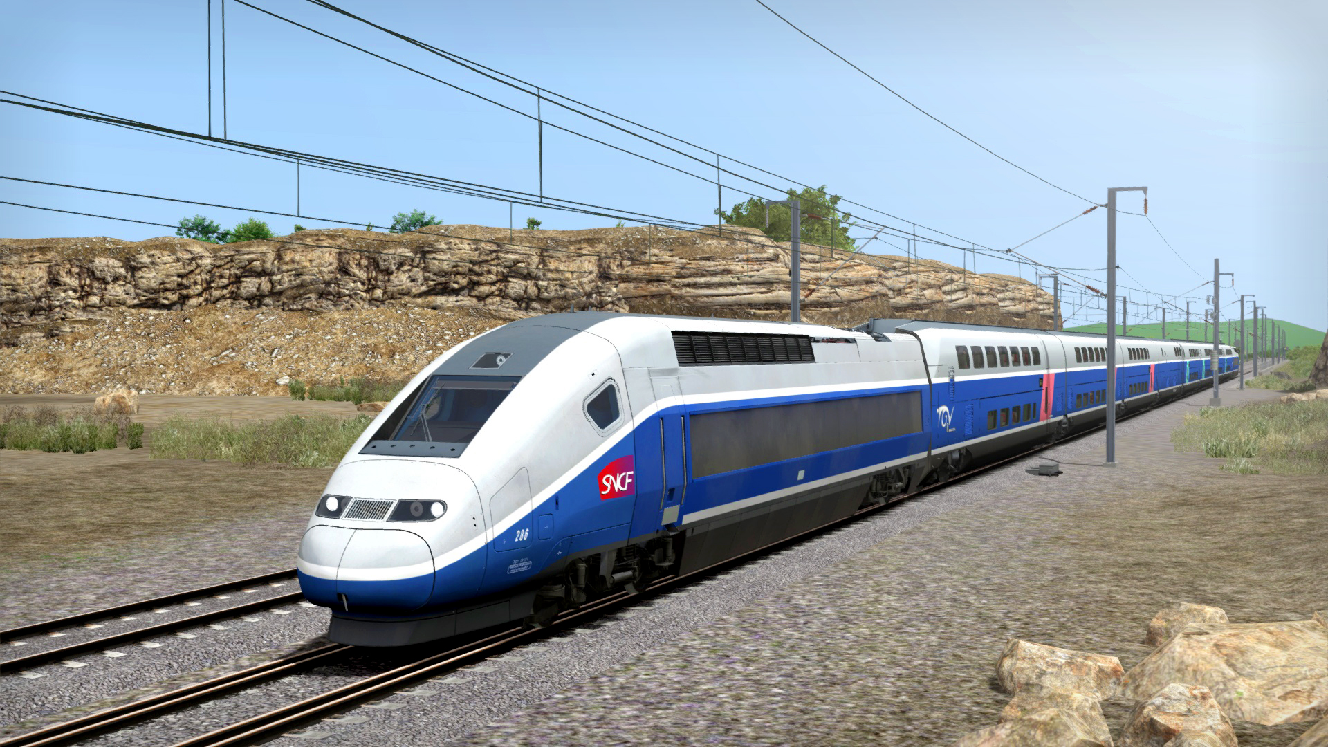 Train Simulator - LGV Rhone-Alpes & Mediterranee Route Extension Add-O