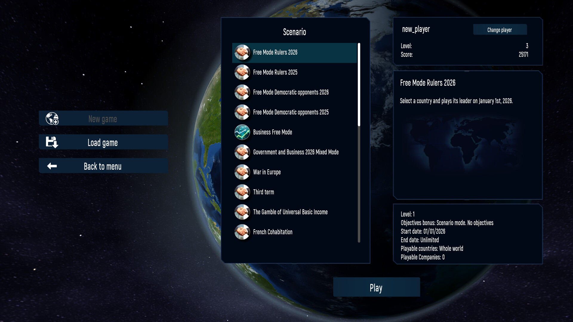 Geo-Political Simulator 2026 Edition PC Steam CD Key