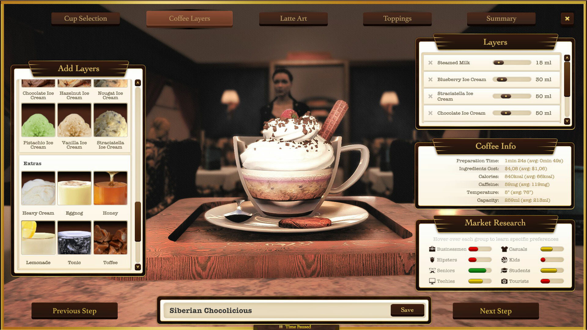 Espresso Tycoon Steam Account