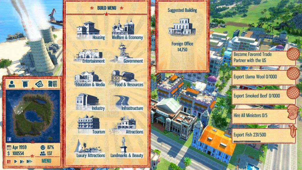 Tropico Dictator Pack Bundle Steam CD Key