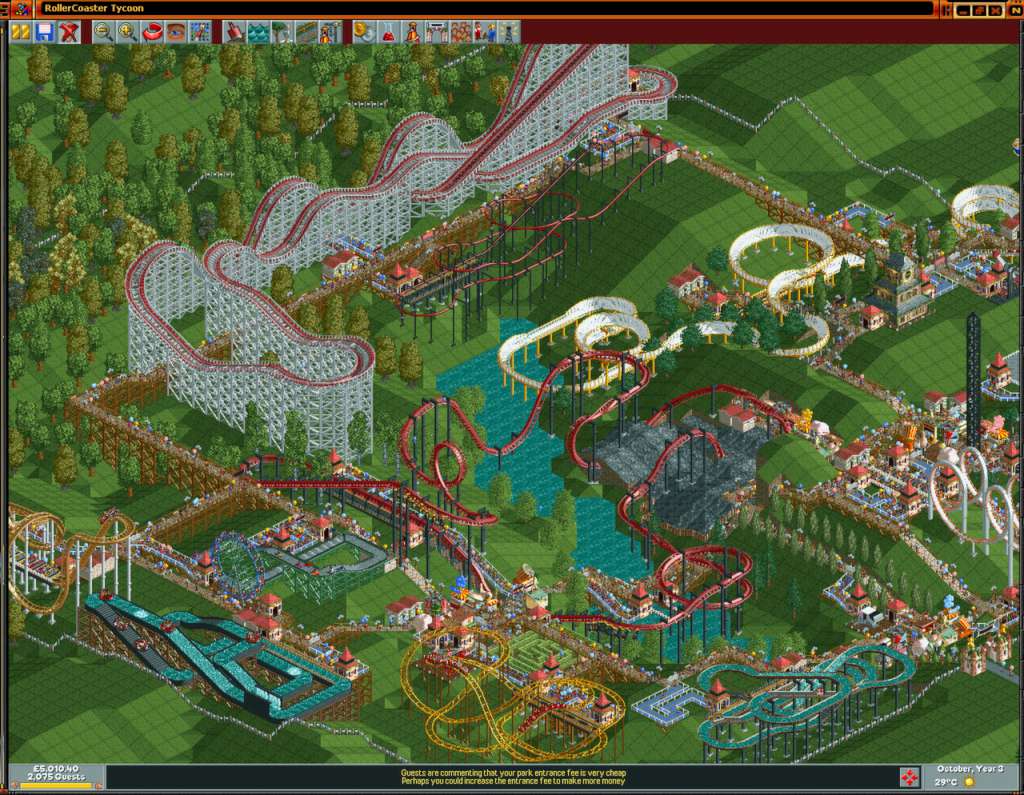 RollerCoaster Tycoon Deluxe Steam CD Key