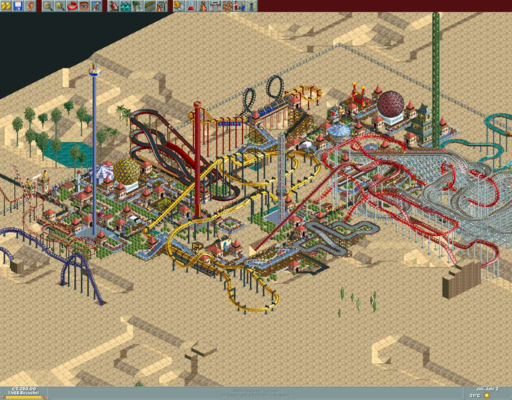 RollerCoaster Tycoon Deluxe Steam CD Key