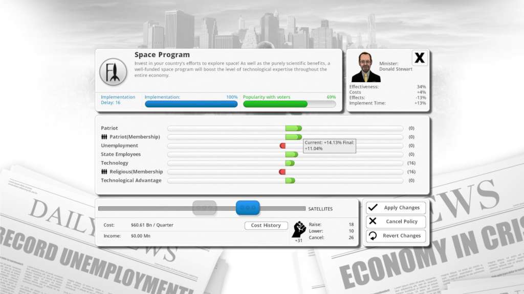 Democracy 3 Collector's Edition Steam CD Key