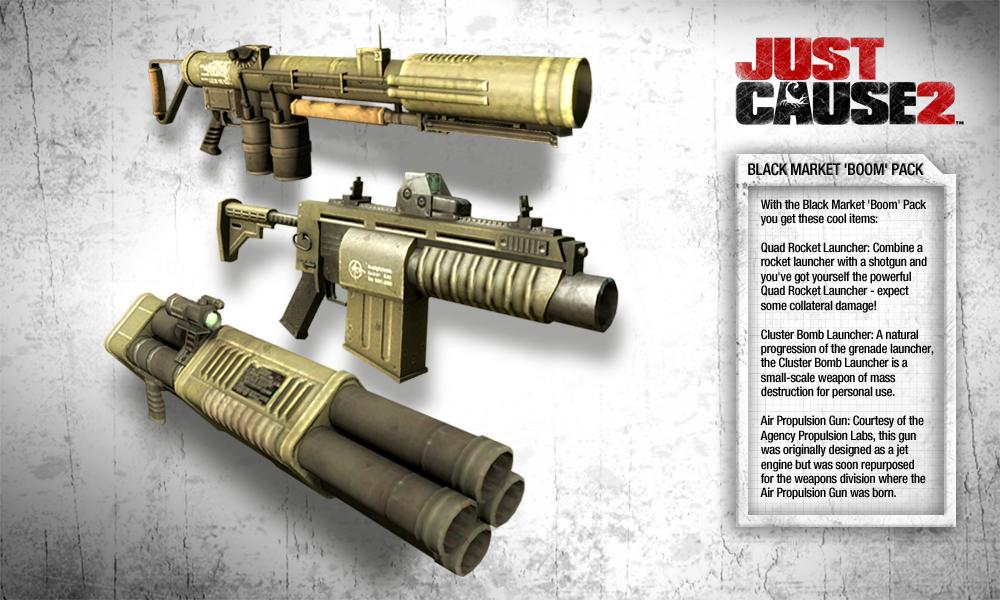 Just Cause 2 - Black Market Boom Pack DLC Steam Gift