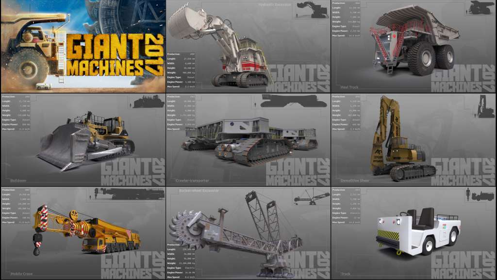 Giant Machines 2017 PC Steam CD Key