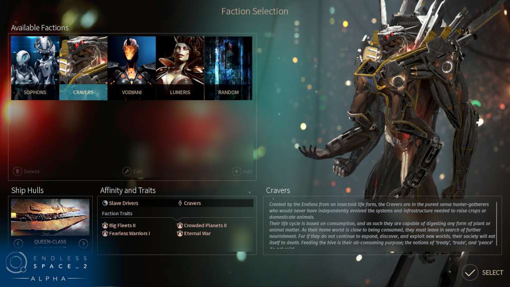 Endless Space 2 Digital Deluxe Edition PC Steam CD Key