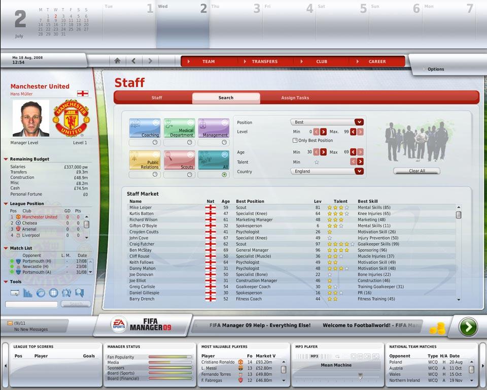FIFA Manager 09 EA App CD Key