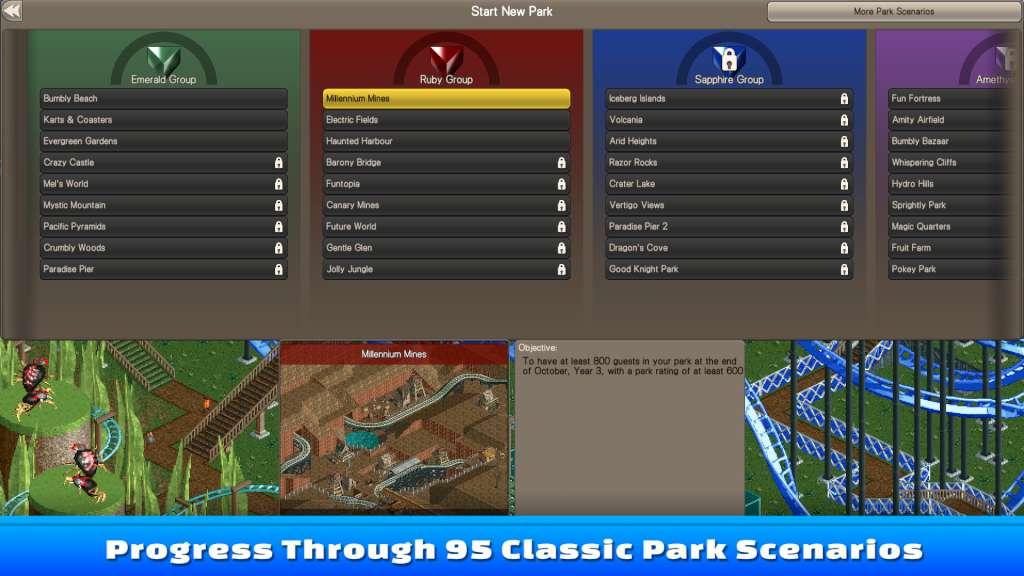 RollerCoaster Tycoon Classic PC Steam CD Key