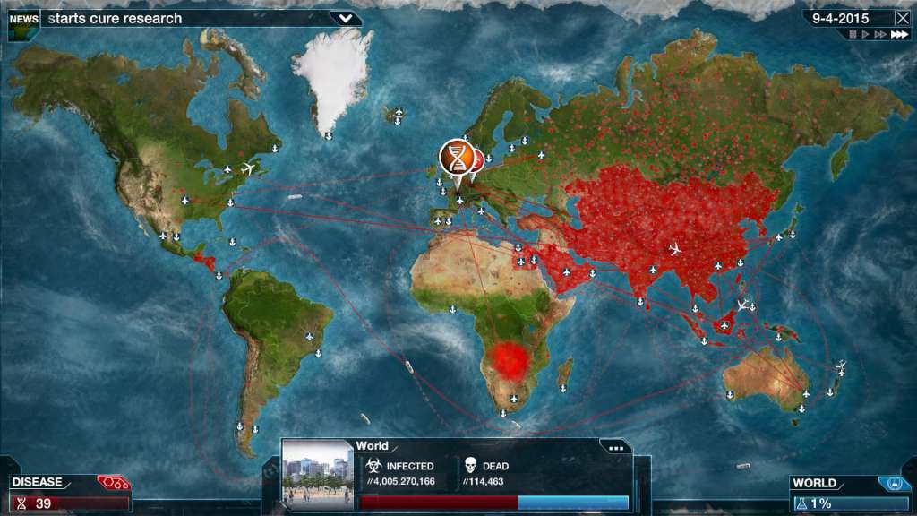 Plague Inc: Evolved EU Steam Klucz cyfrowy 