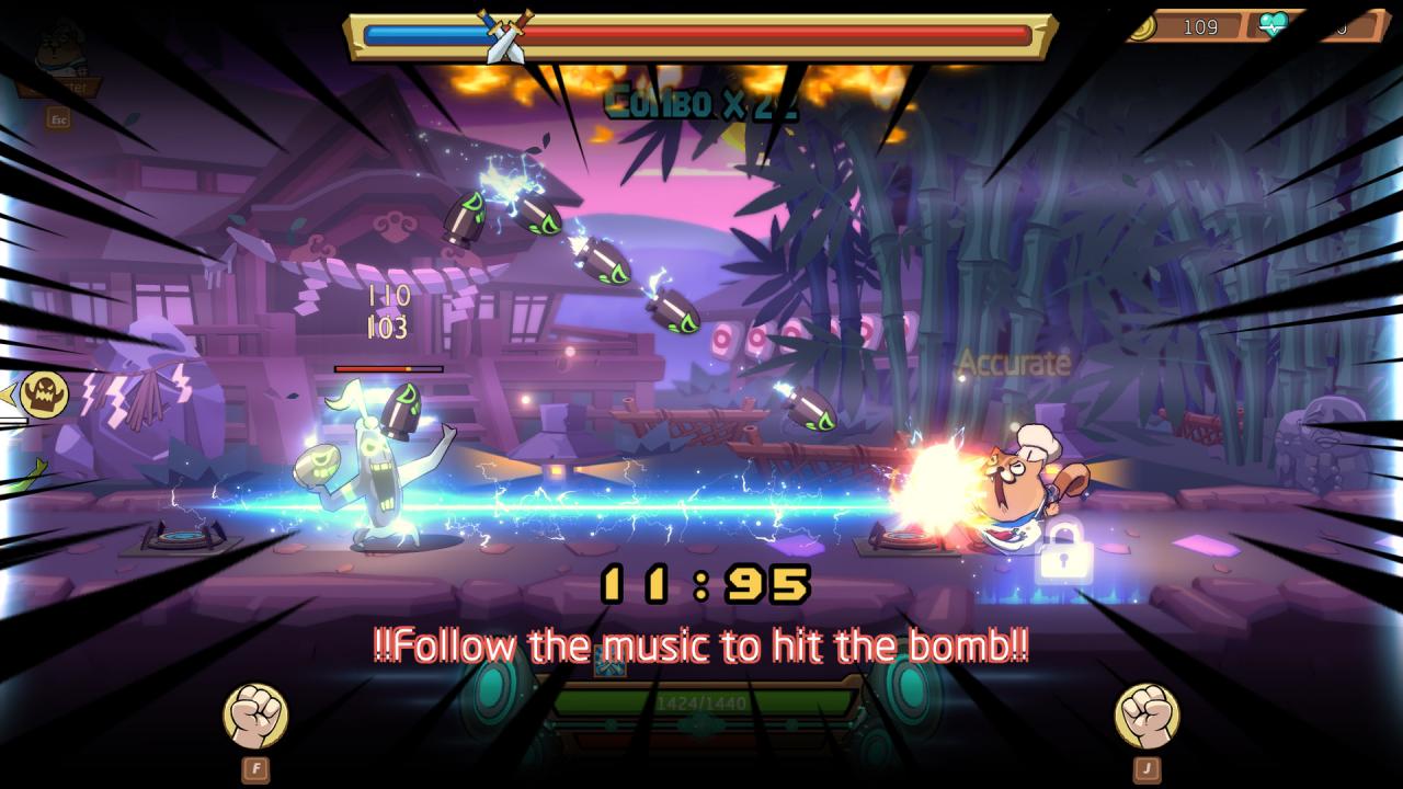 Rhythm Fighter PC Steam CD Key (valid until December 2026)
