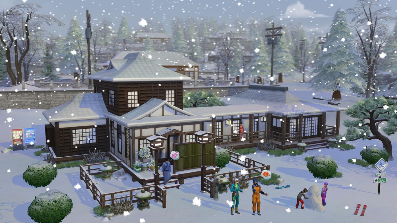 The Sims 4 - Snowy Escape DLC PC EA App CD Key