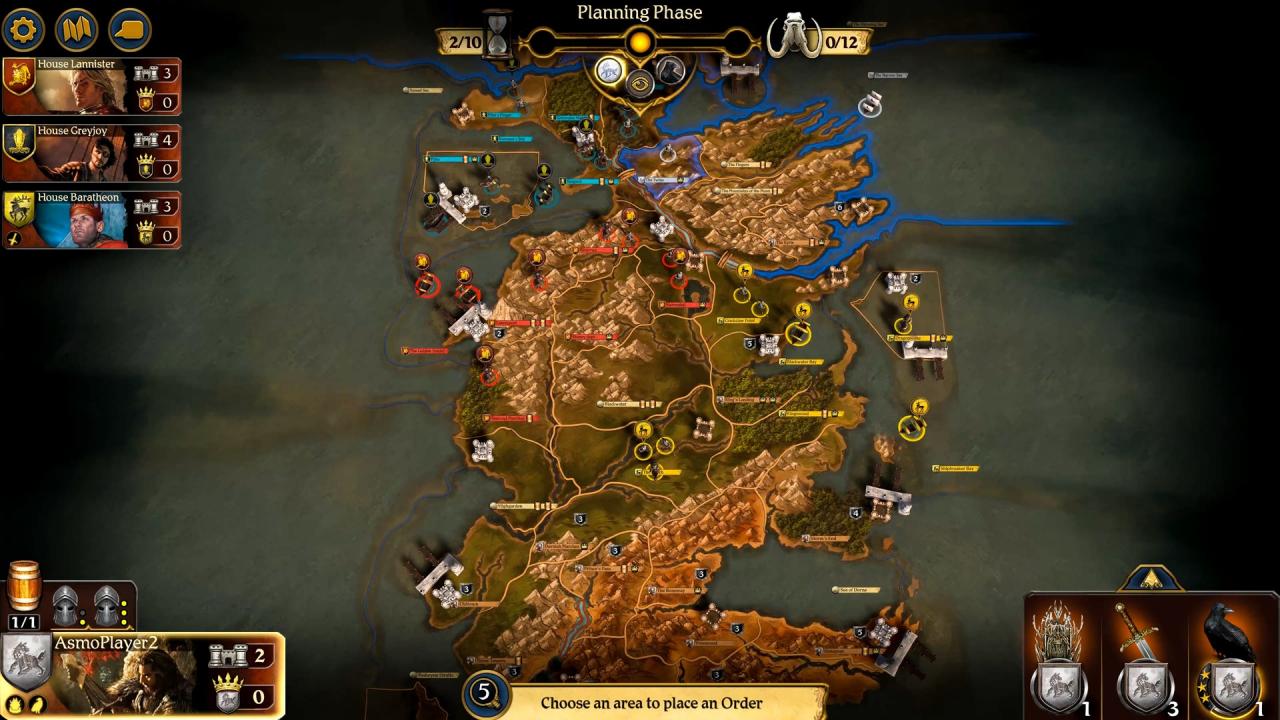 A Game of Thrones: The Board Game Digital Edition PC Steam Klucz cyfrowy