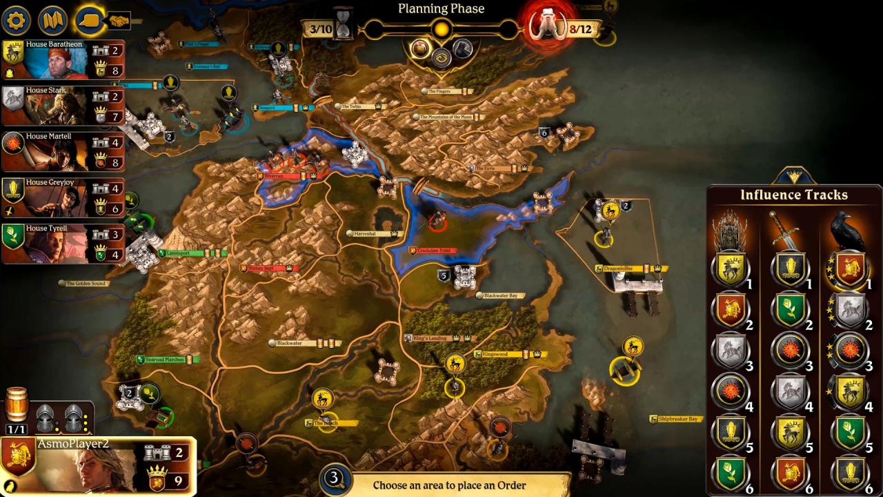 A Game of Thrones: The Board Game Digital Edition PC Steam Klucz cyfrowy