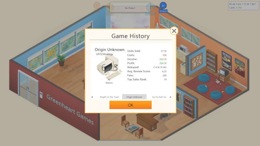 Game Dev Tycoon PC Steam CD Key