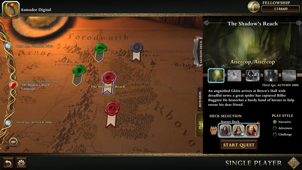 The Lord of the Rings Adventure Card Game Definitive Edition EU Steam 
