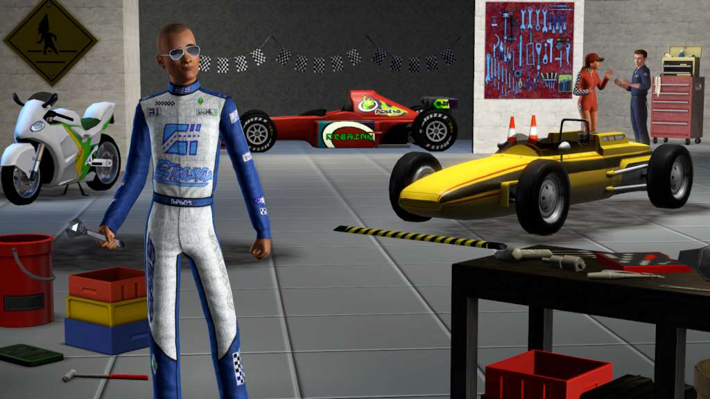 The Sims 3 + Fast Lane Stuff Pack EA App CD Key