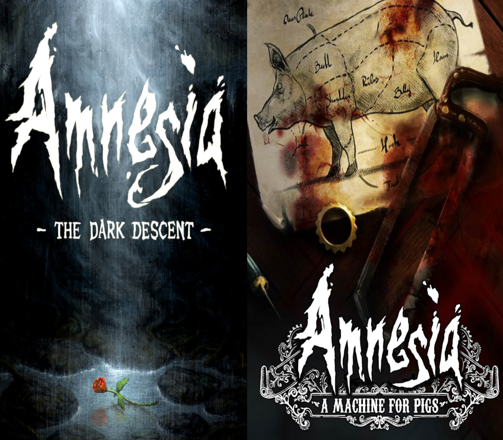 Amnesia: The Dark Descent + Amnesia: A Machine for Pigs Steam CD Key