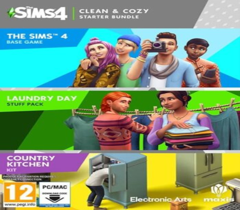 The Sims 4 - Clean & Cozy Starter Bundle PC EA App CD Key