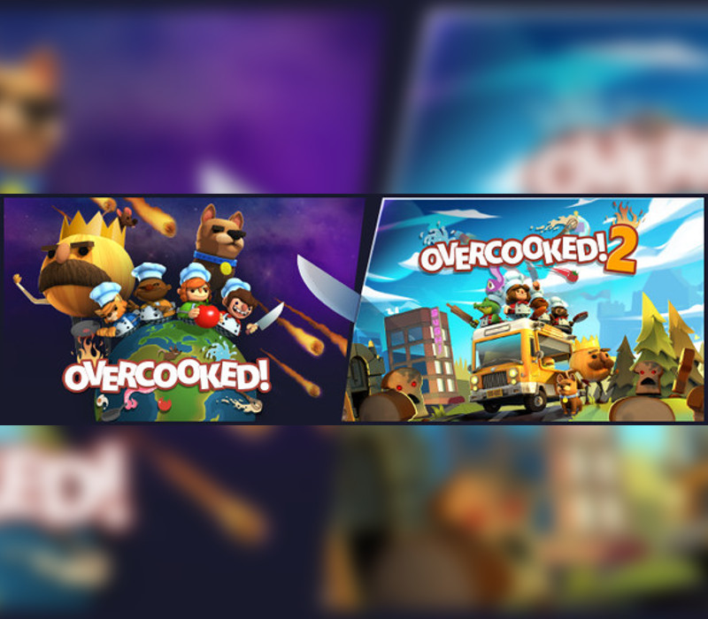 Overcooked! 1&2 Bundle PC Steam CD Key