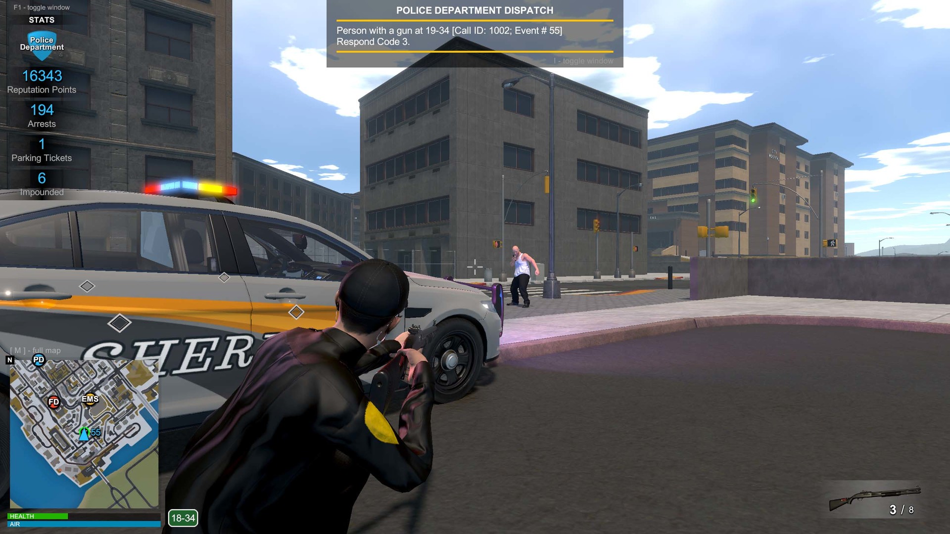 Flashing Lights - Police, Firefighting, Emergency Services Simulator S