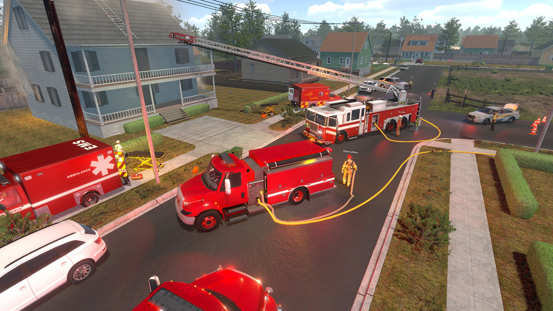 Flashing Lights - Police, Firefighting, Emergency Services Simulator S