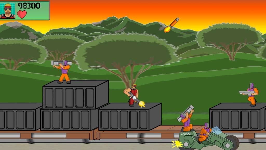 Machine Gun Train Run Steam CD Key