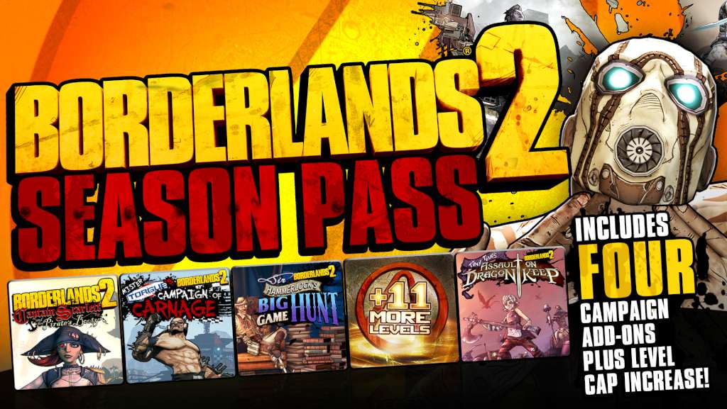 Borderlands 2 - Season Pass DLC PC Steam Altergift