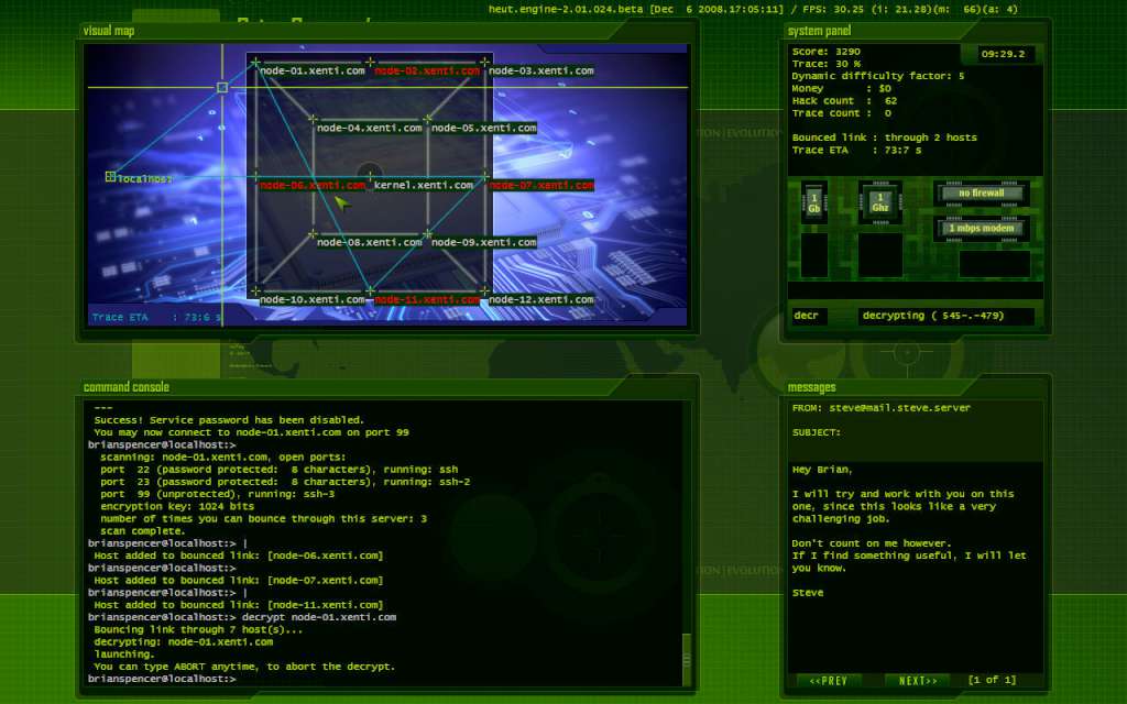 Hacker Evolution: Untold Steam Gift