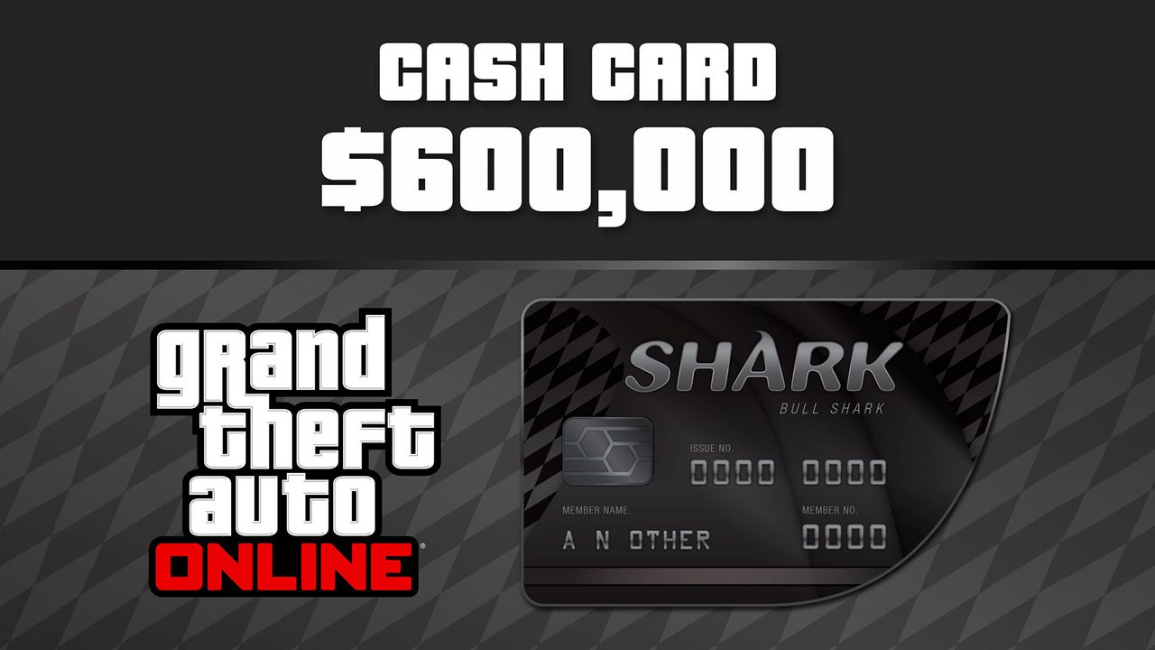 Grand Theft Auto Online - $600,000 Bull Shark Cash Card PC Activation Code EU