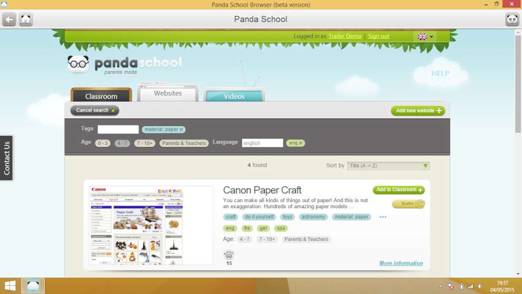 Panda School Browser Steam CD Key