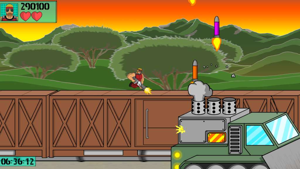 Machine Gun Train Run Steam CD Key