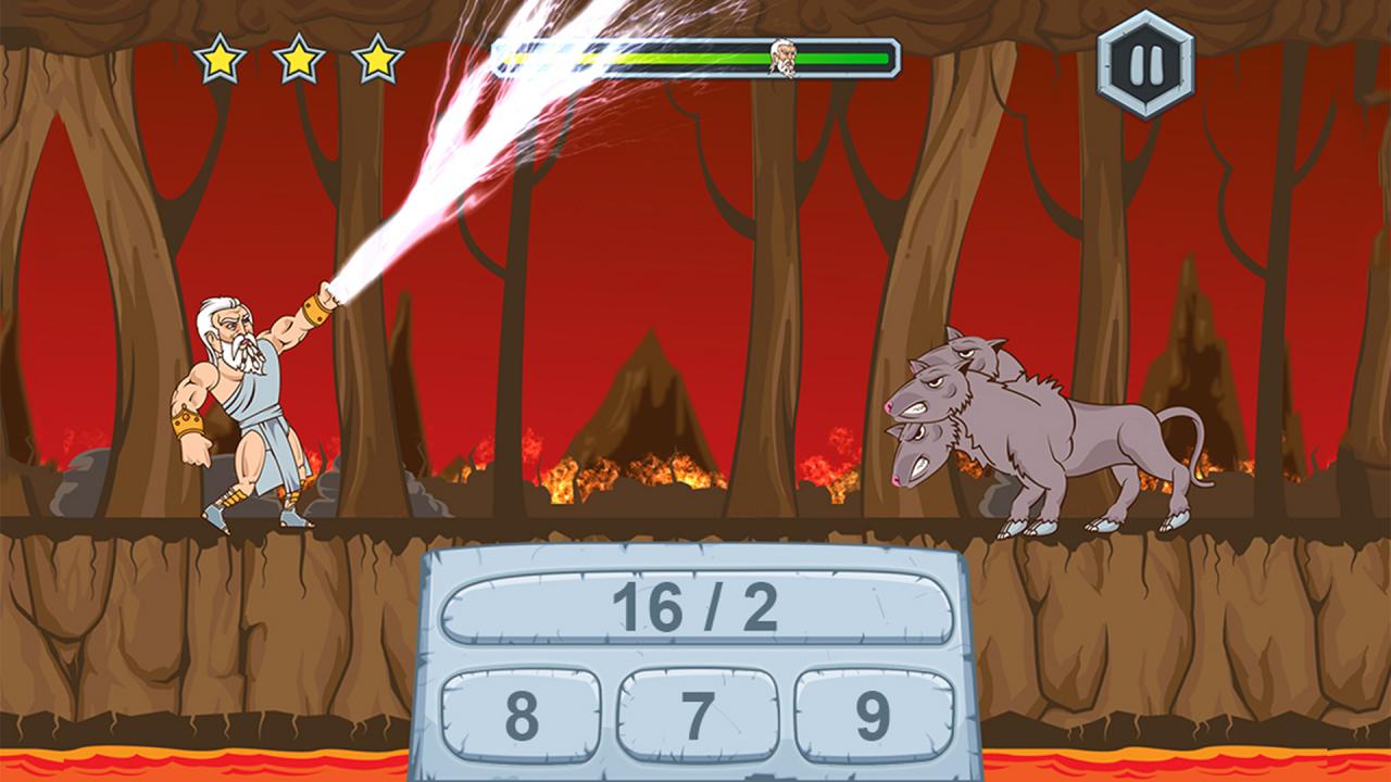 Zeus vs Monsters - Math Game for kids Steam CD Key