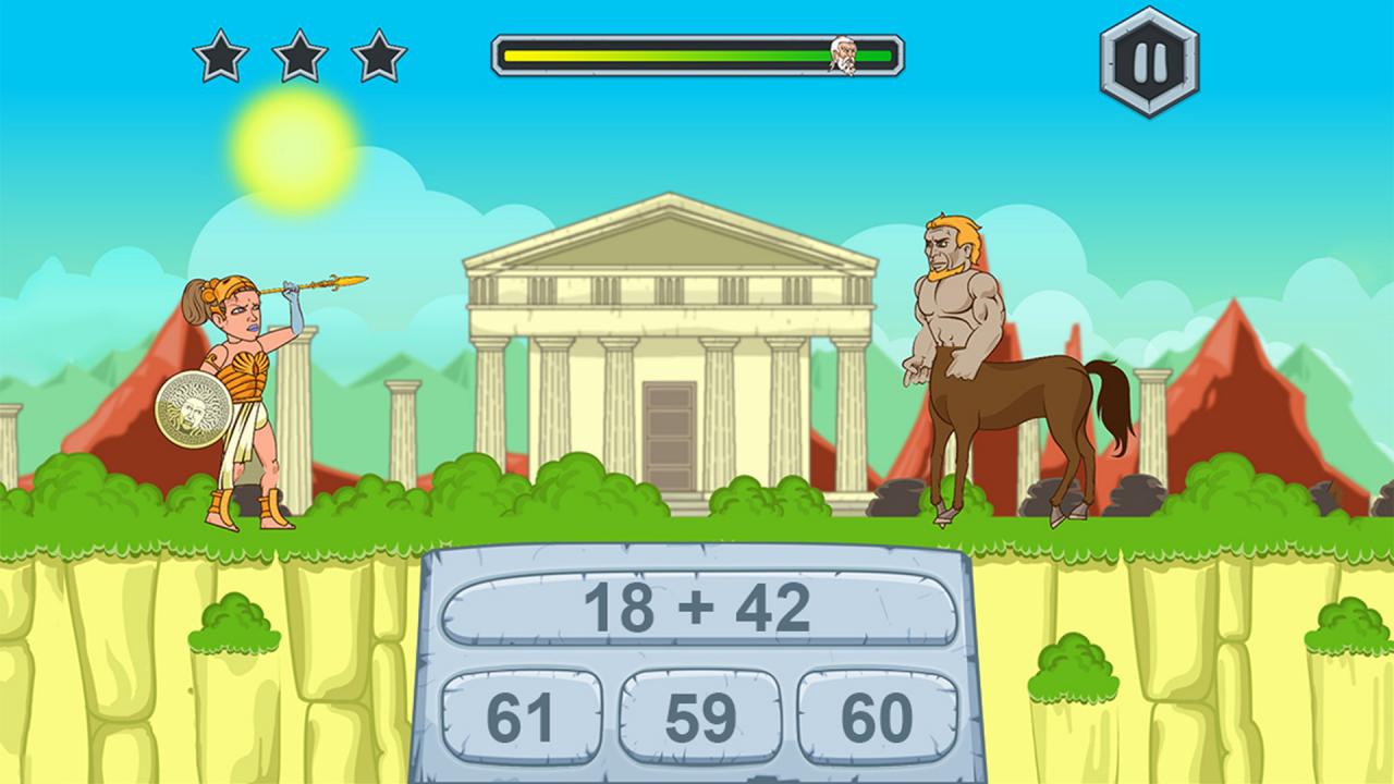 Zeus vs Monsters - Math Game for kids Steam CD Key