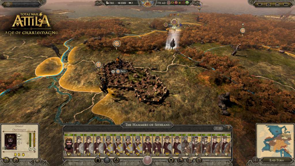 Total War: ATTILA - Age of Charlemagne Campaign Pack DLC RU/CIS PC Steam CD Key