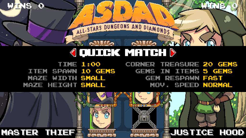 ASDAD: All-Stars Dungeons and Diamonds Steam CD Key
