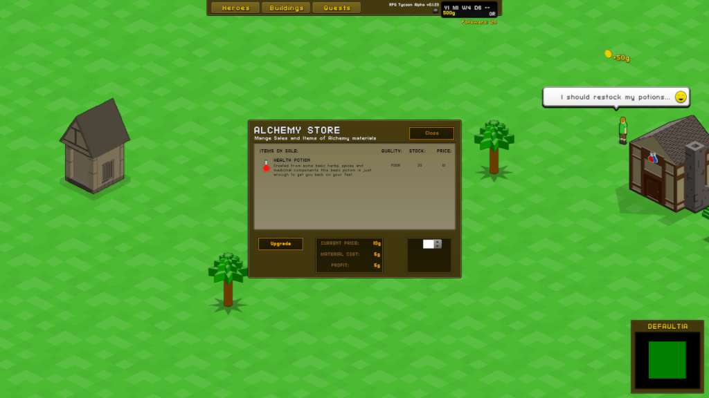 RPG Tycoon + Soundtrack Steam CD Key