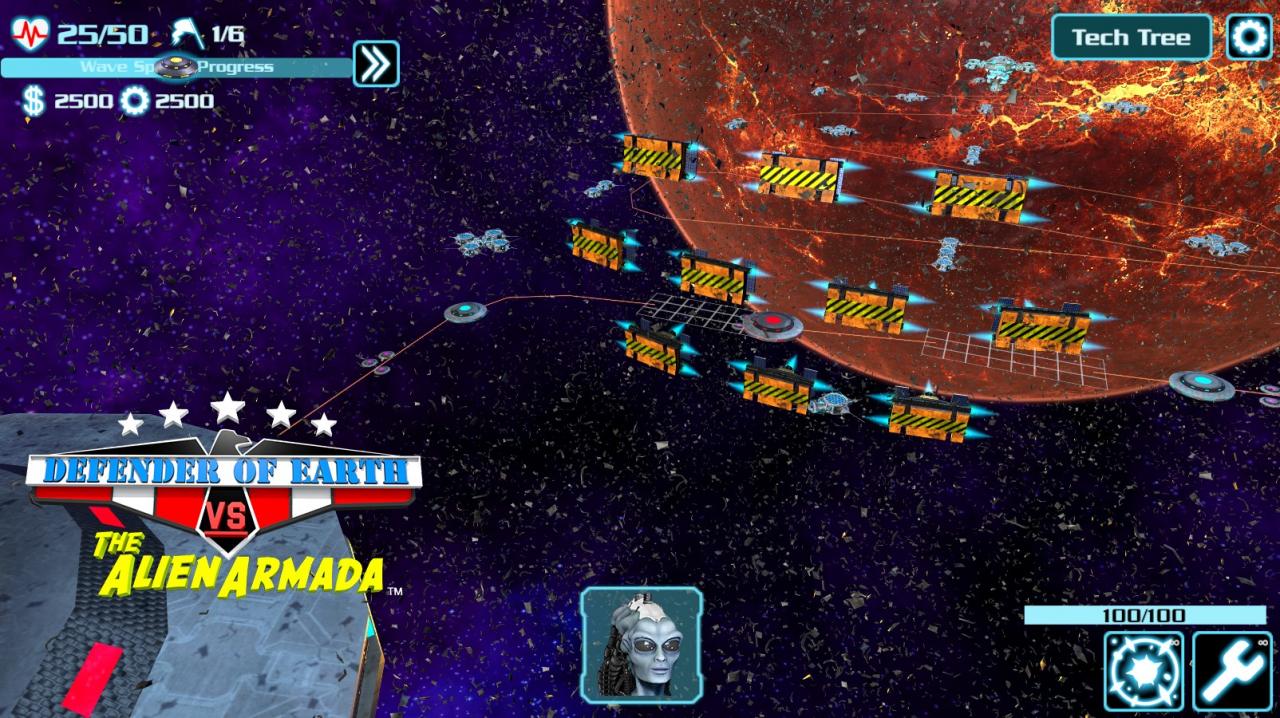 Defender of Earth vs The Alien Armada Steam Klucz cyfrowy