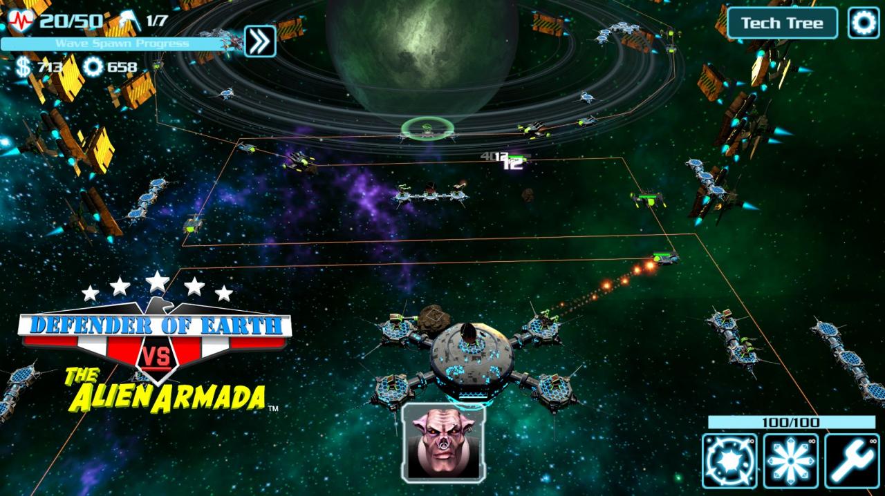 Defender of Earth vs The Alien Armada Steam Klucz cyfrowy