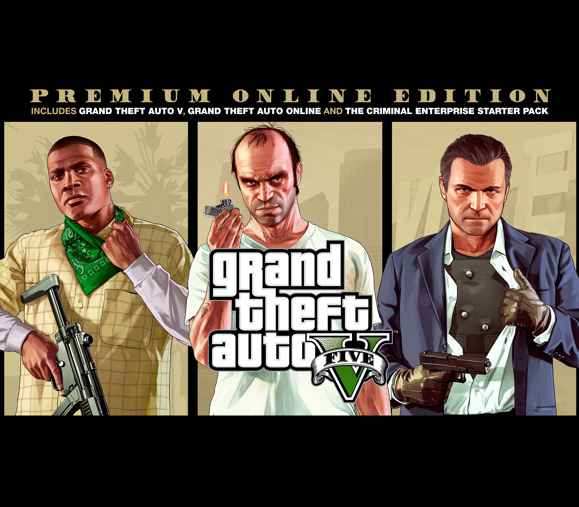 Grand Theft Auto V: Premium Online Edition & Great White Shark Card Bundle XBOX One / Xbox Series X|S Account