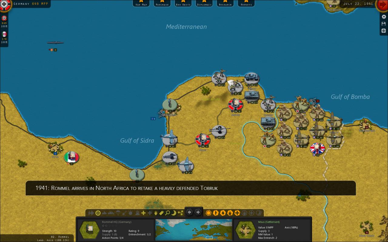 Strategic Command WWII: War in Europe Steam CD Key