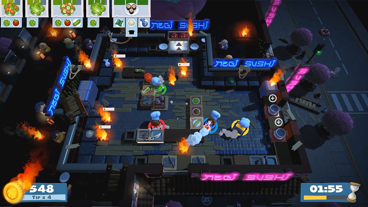 Overcooked! 2 Gourmet Edition EU Steam CD Key