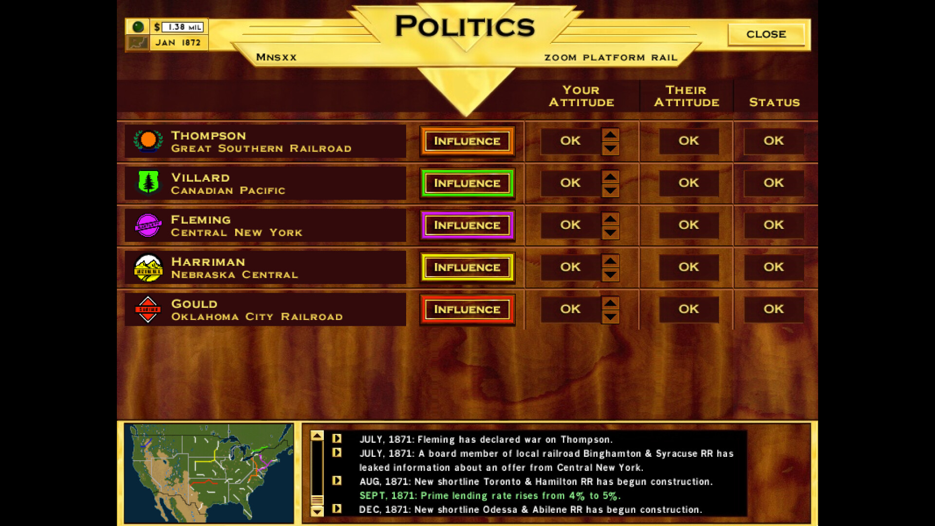 Rails Across America Steam CD Key