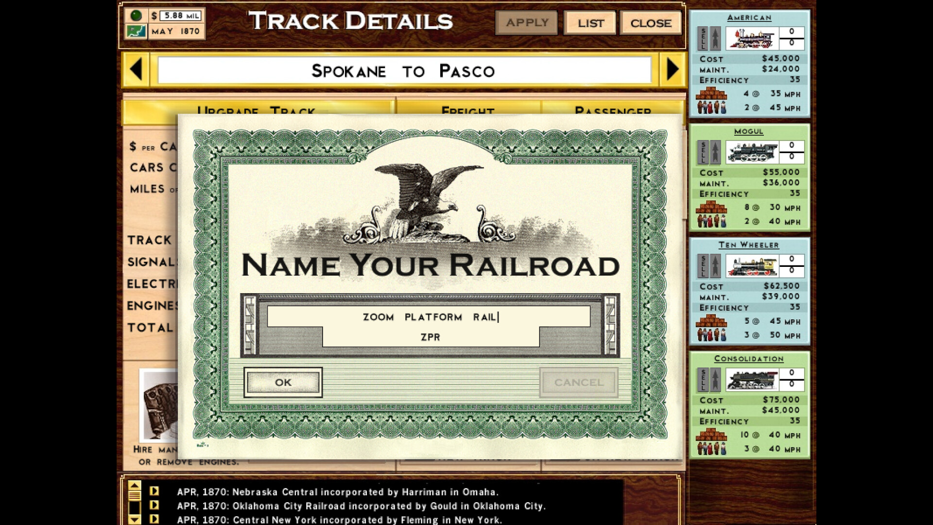 Rails Across America Steam CD Key