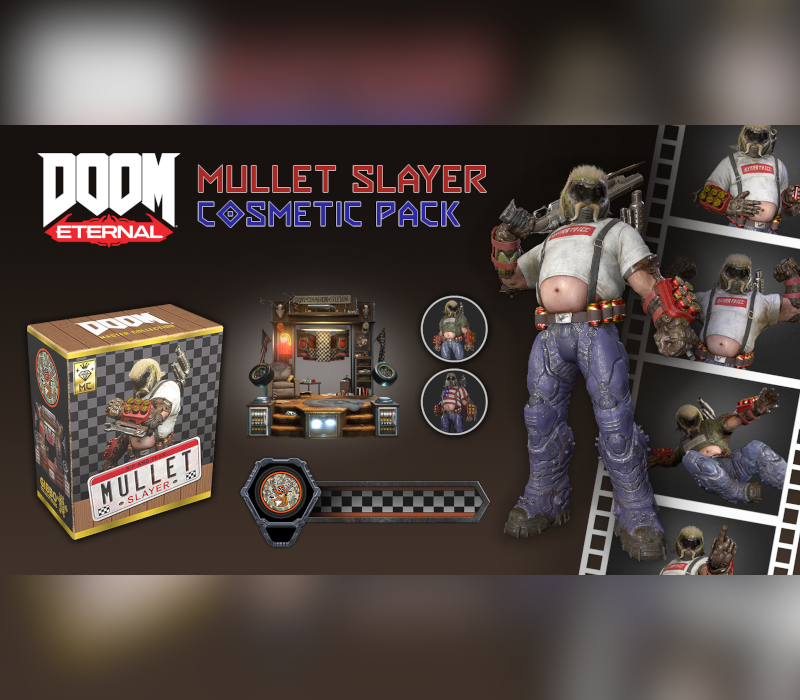 DOOM Eternal - Mullet Slayer Master Collection Cosmetic Pack EU Ninten