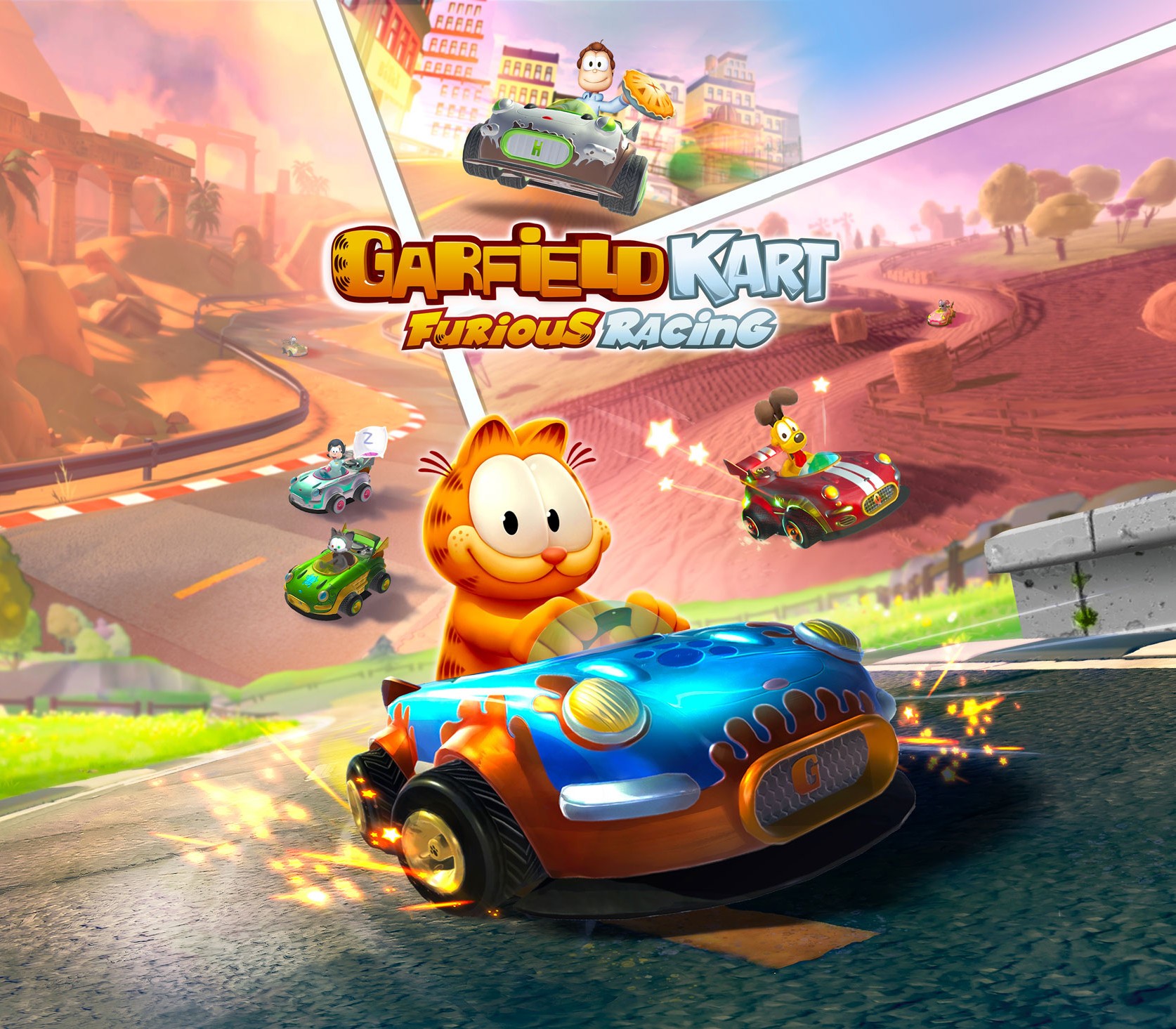 Garfield Kart Furious Racing Nintendo Switch Klucz cyfrowy