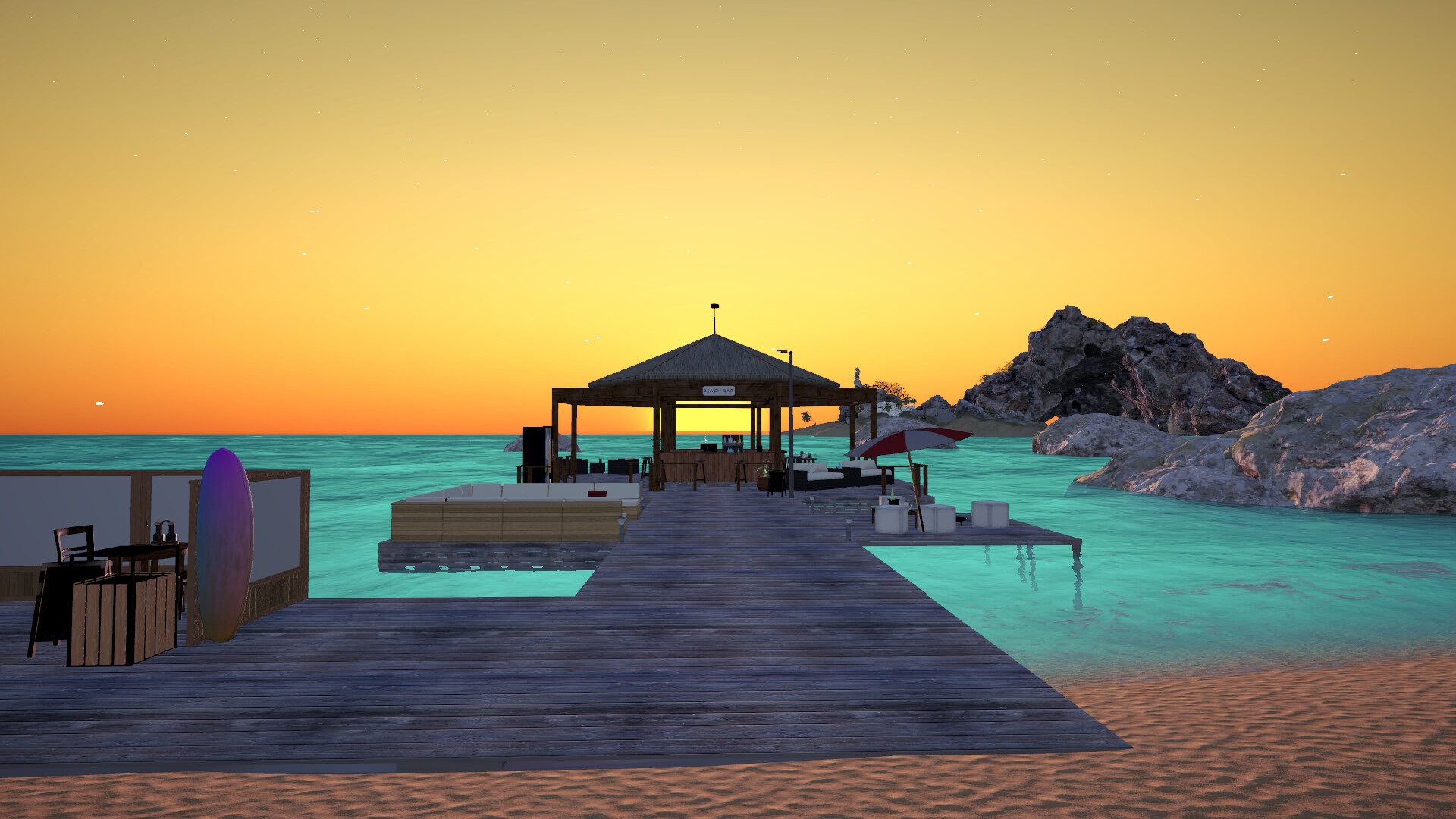 Beach Club Simulator 2024 PC Steam Account