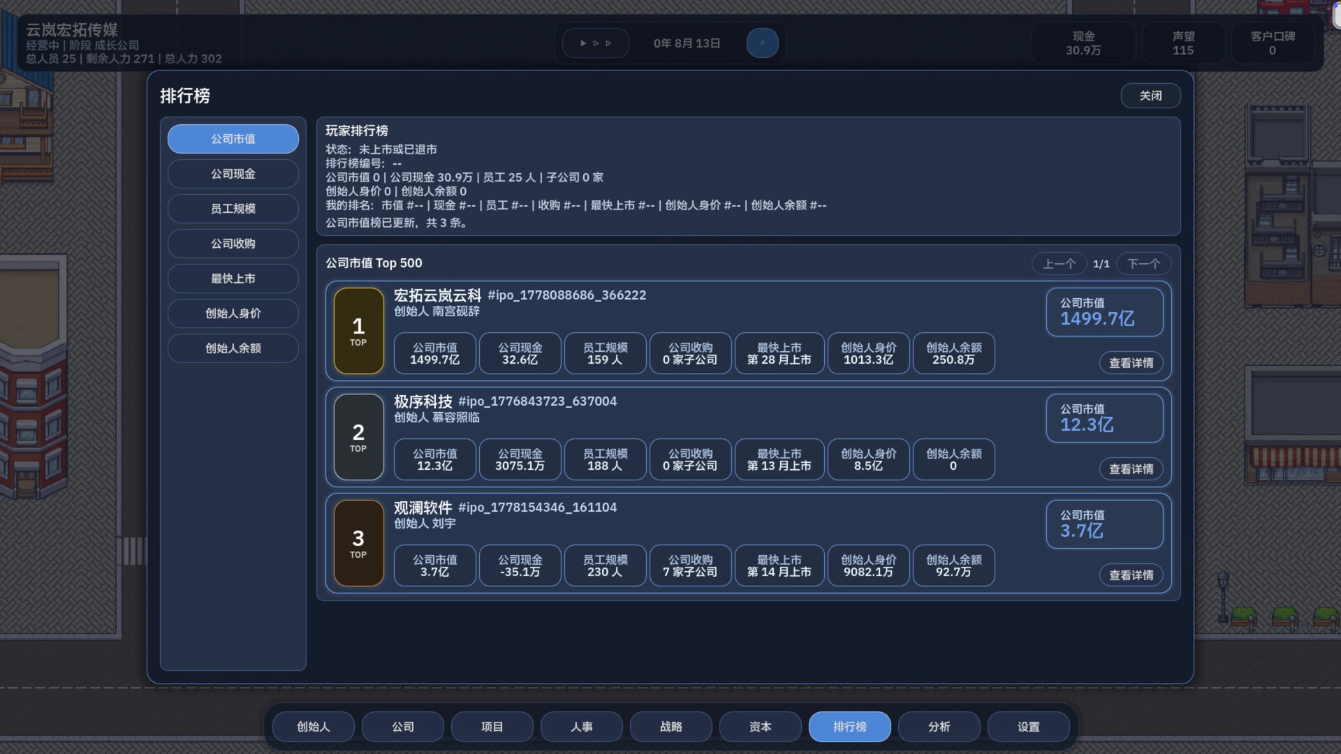Company Rising PC Steam CD Key