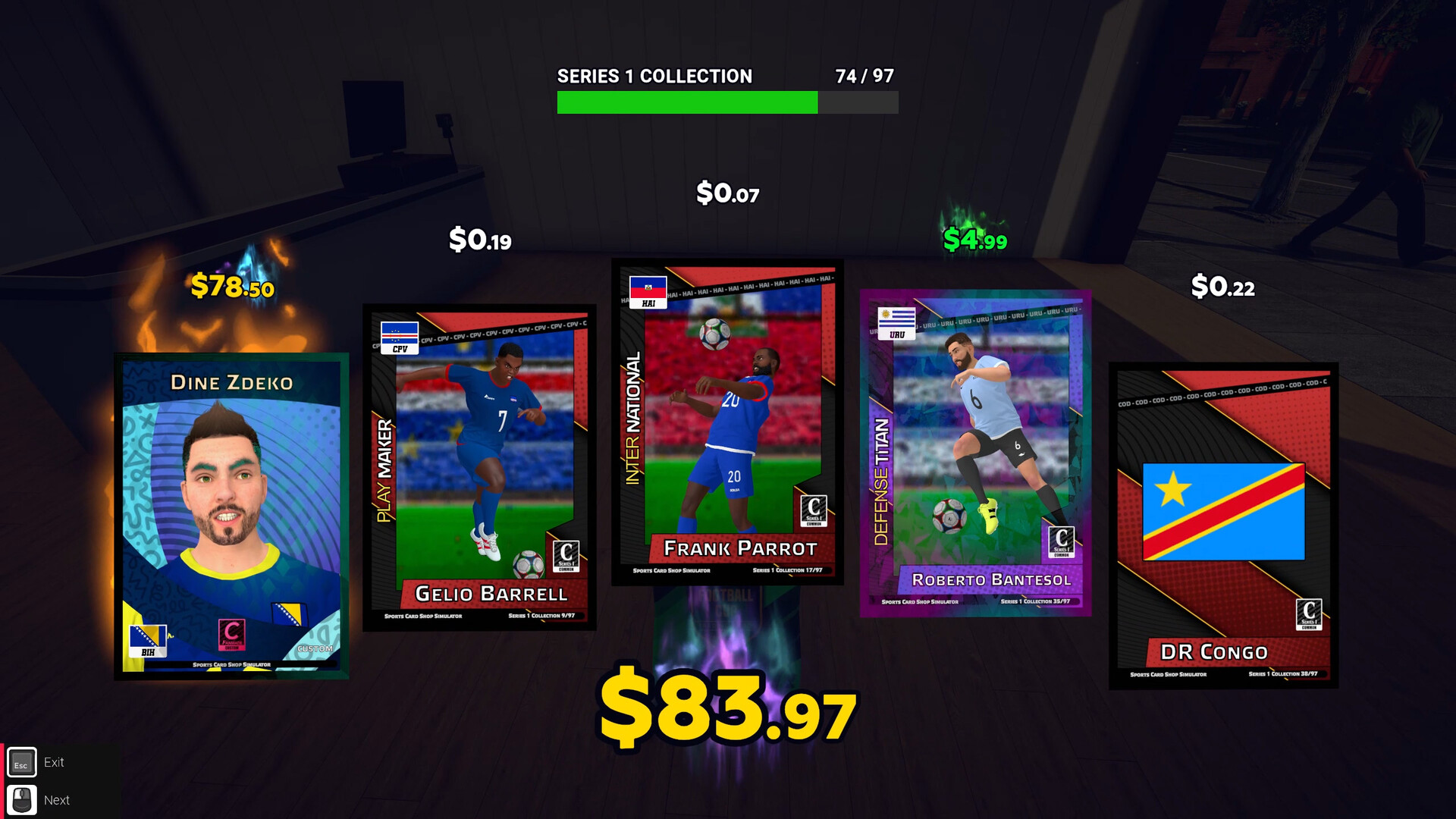 Sports Card Shop Simulator PC Steam CD Key